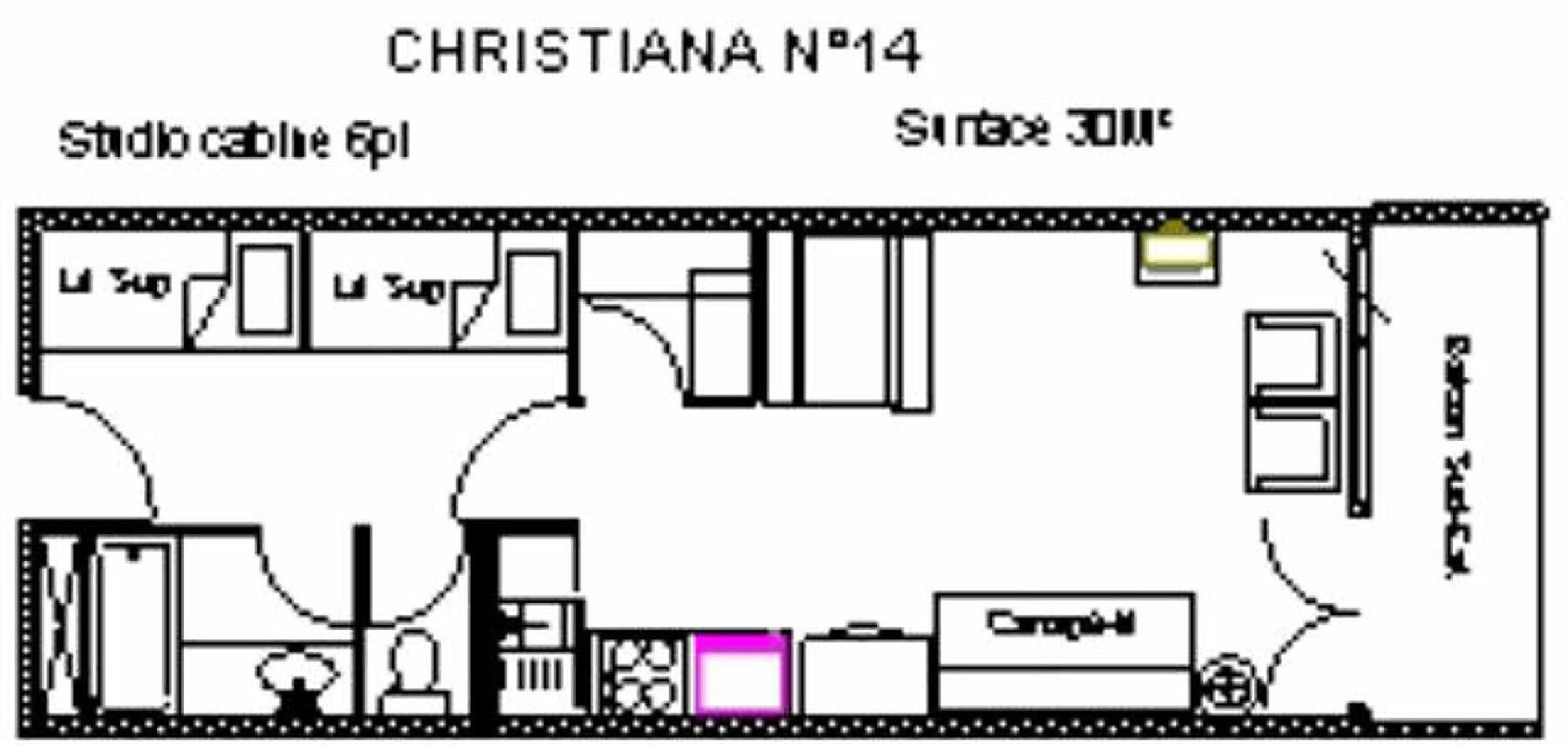Résidence CHRISTIANIA - Studio pour 6 Personnes 964 Gourette Esterno foto